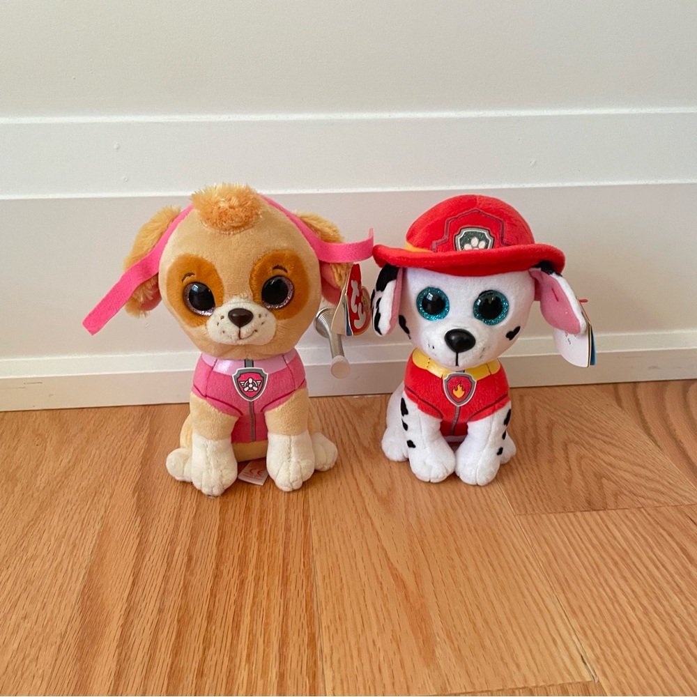 Paw Patrol TY stuff animals